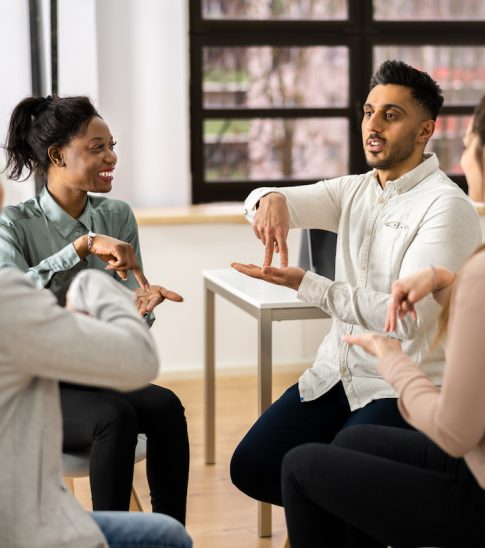 Sign Language Learning For Deaf Disabled People